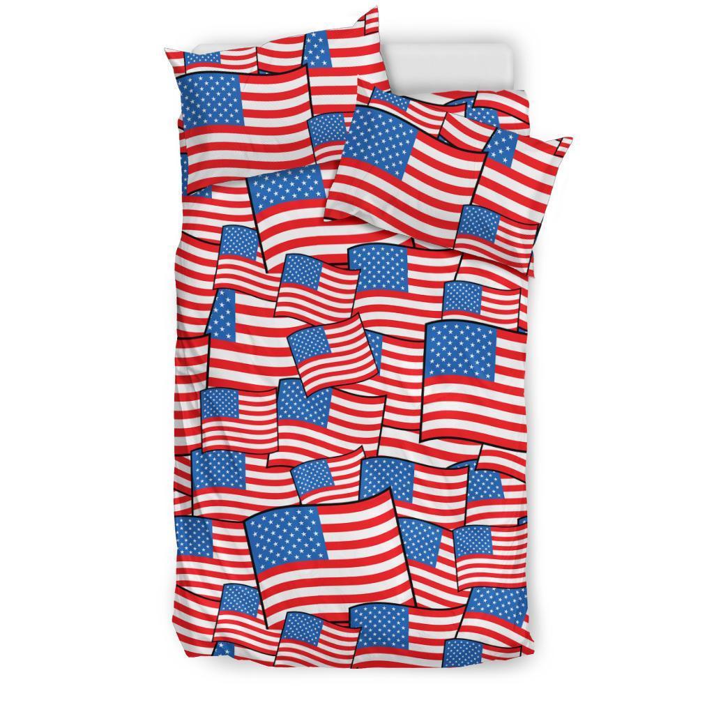 Patriot Pattern Print Duvet Cover Bedding Set-grizzshop