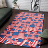 Patriot Pattern Print Floor Mat-grizzshop