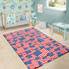 Patriot Pattern Print Floor Mat-grizzshop