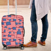 Patriot Pattern Print Luggage Cover Protector-grizzshop