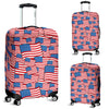 Patriot Pattern Print Luggage Cover Protector-grizzshop