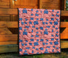 Patriot Pattern Print Quilt-grizzshop