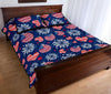 Patriot Print Pattern Bed Set Quilt-grizzshop