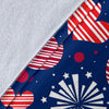 Patriot Print Pattern Blanket-grizzshop