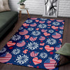 Patriot Print Pattern Floor Mat-grizzshop