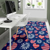 Patriot Print Pattern Floor Mat-grizzshop