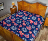 Patriot Print Pattern Quilt-grizzshop