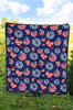 Patriot Print Pattern Quilt-grizzshop