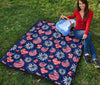 Patriot Print Pattern Quilt-grizzshop