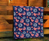 Patriot Print Pattern Quilt-grizzshop