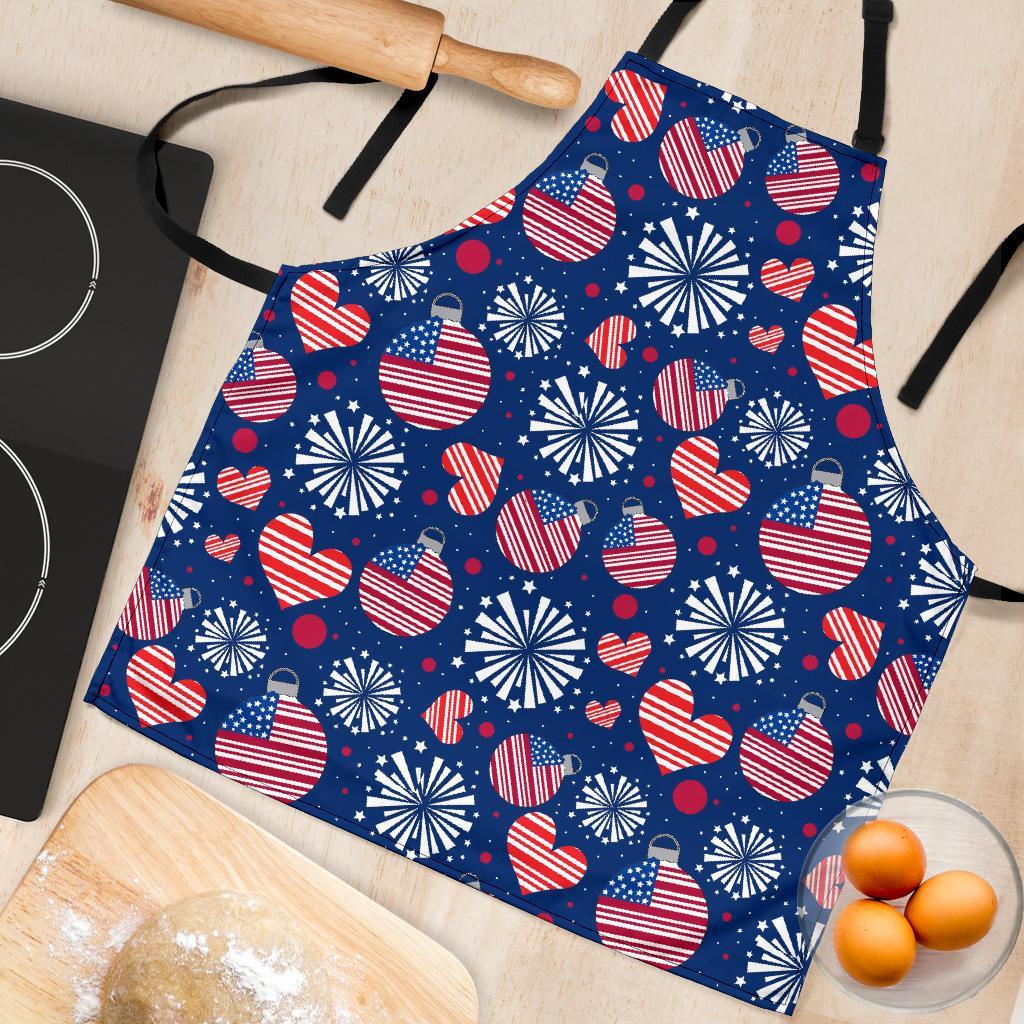 Patriot Print Pattern Women's Apron-grizzshop