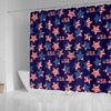 Patriot Usa Pattern Print Bathroom Shower Curtain-grizzshop