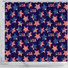 Patriot Usa Pattern Print Bathroom Shower Curtain-grizzshop