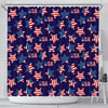 Patriot Usa Pattern Print Bathroom Shower Curtain-grizzshop