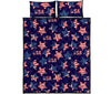 Patriot Usa Pattern Print Bed Set Quilt-grizzshop