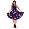 Patriot Usa Pattern Print Dress-grizzshop