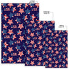 Patriot Usa Pattern Print Floor Mat-grizzshop