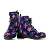 Patriot Usa Pattern Print Men Women Leather Boots-grizzshop