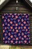 Patriot Usa Pattern Print Quilt-grizzshop