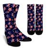 Patriot Usa Pattern Print Unisex Crew Socks-grizzshop