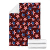 Patriot Usa Print Pattern Blanket-grizzshop