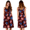 Patriot Usa Print Pattern Dress-grizzshop