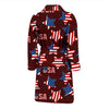 Patriot Usa Print Pattern Men Long Robe-grizzshop