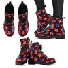 Patriot Usa Print Pattern Men Women Leather Boots-grizzshop