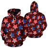 Patriot Usa Print Pattern Men Women Pullover Hoodie-grizzshop