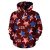 Patriot Usa Print Pattern Men Women Pullover Hoodie-grizzshop