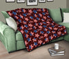 Patriot Usa Print Pattern Quilt-grizzshop