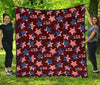 Patriot Usa Print Pattern Quilt-grizzshop