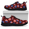 Patriot Usa Print Pattern Sneaker Shoes For Men Women-grizzshop