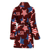 Patriot Usa Print Pattern Women Long Robe-grizzshop