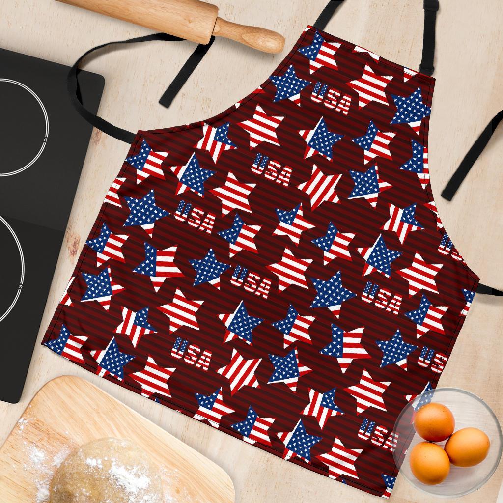 Patriot Usa Print Pattern Women's Apron-grizzshop