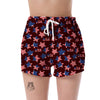 Patriot Usa Print Pattern Women's Shorts-grizzshop