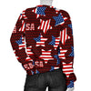 Patriot Usa Print Pattern Women's Sweatshirt-grizzshop