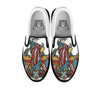 Patriotic Art Statue Of Liberty Print Black Slip On Shoes-grizzshop