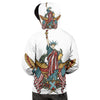 Patriotic Art Statue Of Liberty Print Men's Hoodie-grizzshop