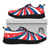 Patriotic Swirly American Print Black Sneaker-grizzshop