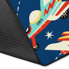 Pattern Airplane Print Floor Mat-grizzshop