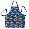 Pattern Airplane Print Men's Apron-grizzshop