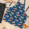 Pattern Airplane Print Women's Apron-grizzshop