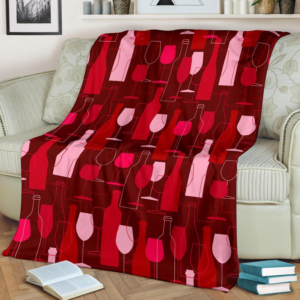 Pattern Champagne Print Blanket-grizzshop