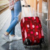 Pattern Champagne Print Luggage Cover Protector-grizzshop