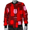 Pattern Champagne Print Men's Bomber Jacket-grizzshop