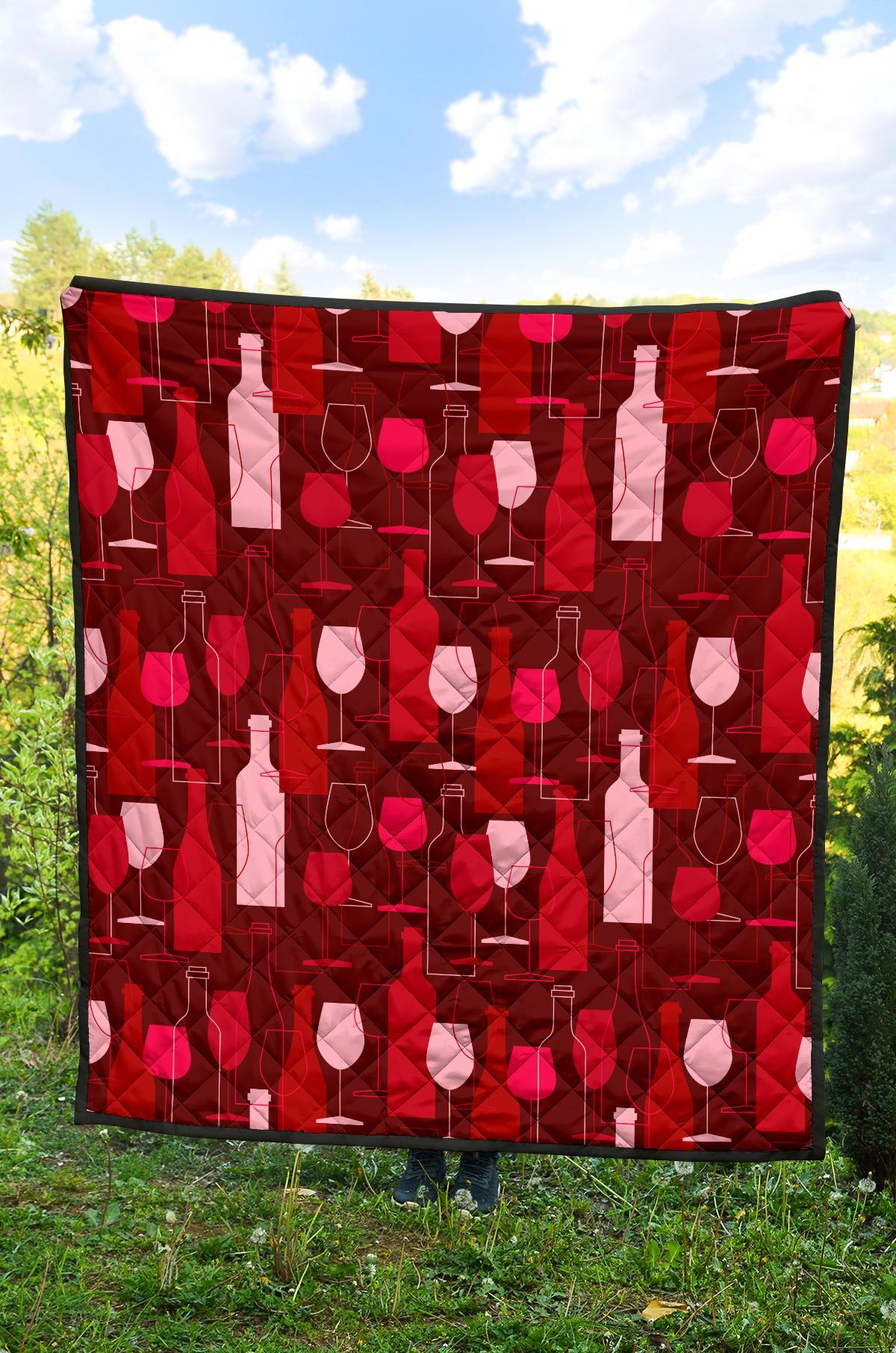 Pattern Champagne Print Quilt-grizzshop