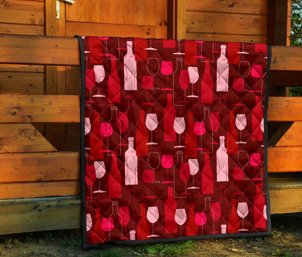 Pattern Champagne Print Quilt-grizzshop