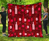 Pattern Champagne Print Quilt-grizzshop