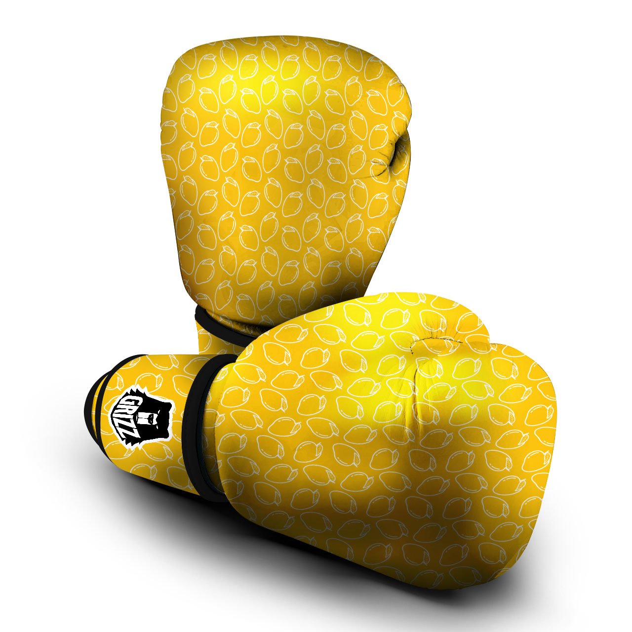 Pattern Mango Print Boxing Gloves-grizzshop